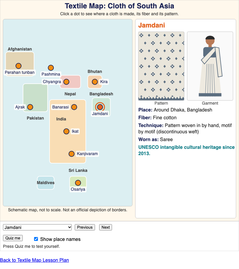 Textile Map