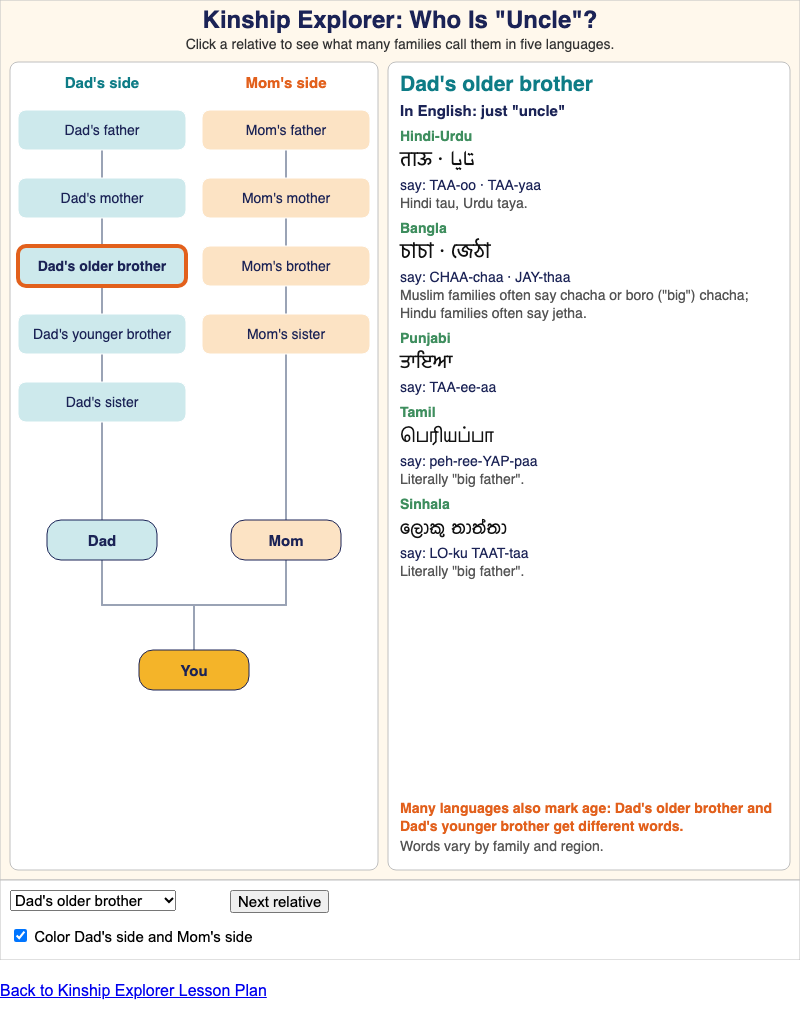 Kinship Explorer